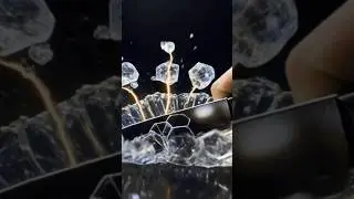 : AI Diamond Honeycomb Cutting Animation | Oddly Satisfying 💎🍯#AI #AIEdits#AIVideo#Trending #Viral