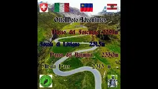 .Passo di Foscagno-Forcola di Livigno- Bermina Pass- Albula Pass