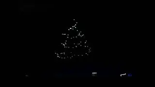 Starbright Holiday Intel Collaboration Drone show Disney Springs Jan 3, 2017