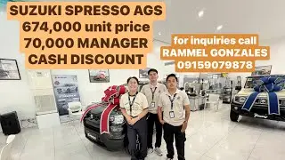 BUDGET SMALL CAR FOR ONLY 674,000 BRAND NEW SUZUKI SPRESSO 2026 MODEL. #rammelgonzales #spresso2026 