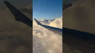 #shorts *Stunning clouds* Lufthansa Cityline Bombardier CRJ900LR approaching Munich airport!