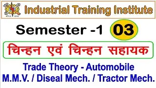 चिन्हन एवं चिन्हन सहायक ।।चिन्हन माध्यम ।। MARKING TOOL ||marking media in hindi #ITIMECHANICALGURU