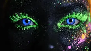 Hypnotic Glow-in-the-Dark Makeup FX | Watch the Eyes Change Color! 4k120