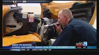 School bus safety: Inside look at MSP bus inspection