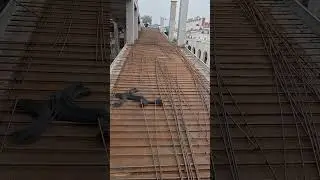 # steel binding for Ramp at sriganganger railway station, foot over bridge