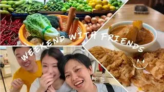 🤣 Cozy Weekend with Friend | Eating, Chatting, Shopping