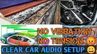 🚘 Car Clear Audio Fitting 👍 Full Audio Sound 🔊No Vibration , car Soundproof Fitting 🤝 🔈🔉🔊🔊🔊