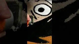 Rug tufting || Cleaning a Monkey D Luffy - One Piece Rug