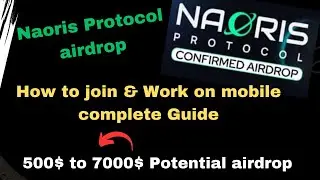 naoris Protocol airdrop | naoris Protocol airdrop mobile guide | naoris testnet airdrop