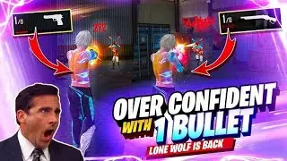🔥 Lone Wolf Mode 😱 ONLY HEADSHOT Challenge in Free Fire 💀 | Insane Gameplay 🔥