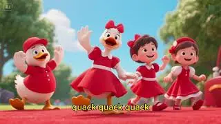 Quacks 🦆🎵 | Funny Duck Song for Kids | Waddle, Splash & Laugh!