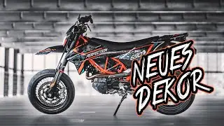 Tuning für die KTM 690 SMC-R 2019! Dekor, Spiegel, Kennzeichenhalter // EDGESOFSUPERMOTARD
