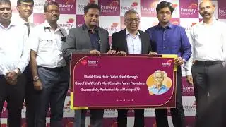 Kauvery Hospital, Alwarpet Performs One of the World&rsquo;s First complex TAVR-in-TAVR-in-SAVR Procedure