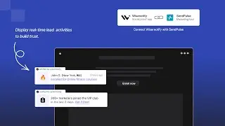 Add social proof lead popup in SendPulse | WiserNotify Social Proof