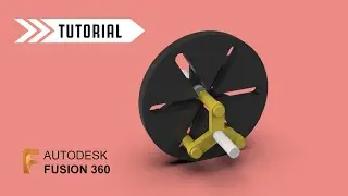 Как спроектировать механизм толкателя с треугольным кулачком и диском в Autodesk Fusion 360 | Adv...