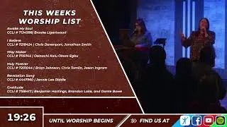Join us LIVE for the Sunday Worship Experience!