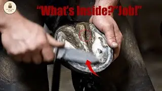 Removing Packed Dirt | Real Hoof Cleaning ASMR