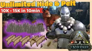 Best way to farm Unlimited Hide and Pelt in ARK Survival Evolved