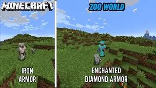 Diamond Armor In World Of Animals Zoo World | Minecraft Zoo
