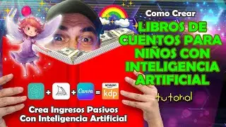 COMO CREAR LIBROS DE CUENTOS PARA NIÑOS CON INTELIGENCIA ARTIFICIAL PARA VENDER EN AMAZON KDP