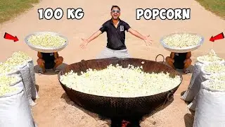 100 Kg Corn = How Much Popcorn | Mr. Indian Hacker | Reaction Video@MRINDIANHACKER