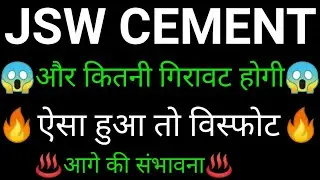 JSW CEMENT share 🔥✅ | JSW CEMENT share latest news today | JSW CEMENT