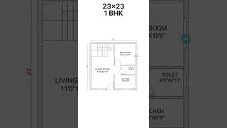 23X23 home plan design
