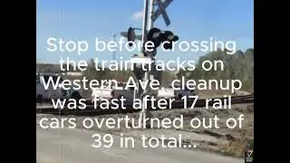 17   Rail cars overturned Out of 39 in Total