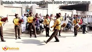 || Bathinda Professional army Pipe Band || (Panjab)( bagpipe band) 94641-61105/90561-79248