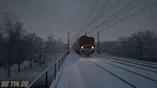 2.5 KM Long Train Passing Passenger + Freight - BR 114 DB | Train Sim World 5 | TSW5 Gameplay 140KMH