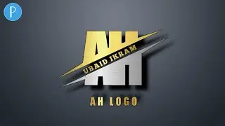 AH.logo design .make brand logo design. how to make logo design in pixellab .logo tutorial. 3D logo.