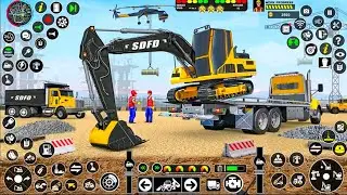 Grand Snow Excavator Simulator :Road Construction - Android Gameplay