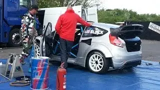 KEN BLOCK | Global Rally X Fiesta Testing | Teesside Autodrome