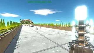 Race of peaks and obstacles - Animal Revolt Battle Simulator | ARBS