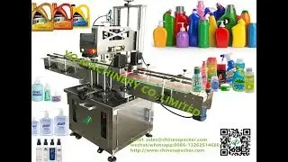 lid sealing machine for trigger spray cap closing equipment hand sanitizer liquid soap bottle capper