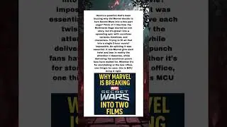 Why MCU Split Secret Wars Into TWO Movies? #SecretWarsSplit #MCUPhase6 #MarvelExplained #reels