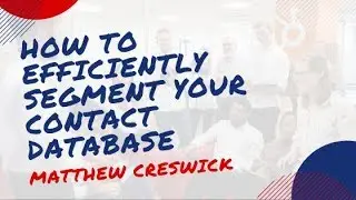 How to efficiently segment your contact database | HubSpot Basic Training