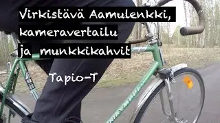 Virkist&auml;v&auml; aamulenkki, kameravertailu ja munkkikahvit