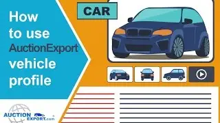 Learn how to use AuctionExport vehicle profile