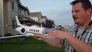 Dynam Turbojet 550 AKA Cessna Citation II - Evening Neighborhood Flight