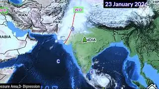Western Disturbance Cyclonic Circulation Update Next 25 Days Weather System Analysis. 