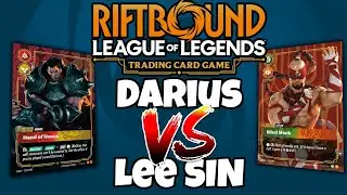 Darius vs Lee Sin! Riftbound League of Legends TCG Tabletop Simulator Gameplay