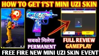 Free fire new mini uzi skin | Free fire new event | How to get free uzi skin | Lokeahgamer new event