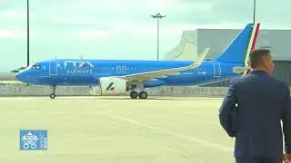 Arrival of Pope Francis in Portugal 2 August 2023 HD