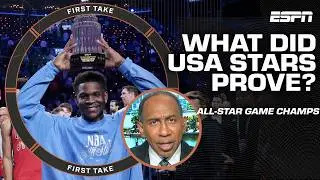 What did the young Americans prove in the ASG? Stephen A. says 'EFFORT!' | First Take