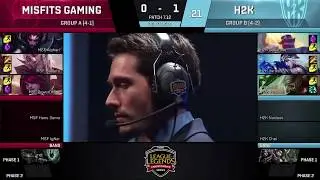 MSF vs H2K (LCS EU 2017s Неделя 5) игра 2 Must See