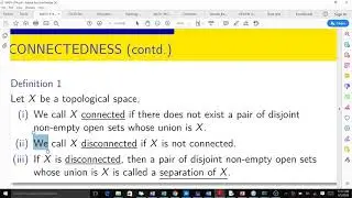 Connectedness in general topology
