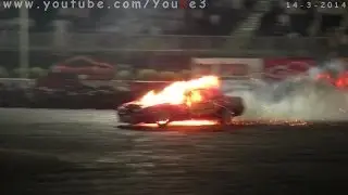 استعراض و احتراق جيتي كنسول في اكسبو الشارجه 14-3-2014