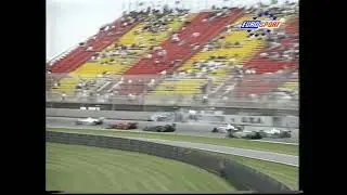 Didier Andre's hard crash at Nazareth 1997 Indy Lights