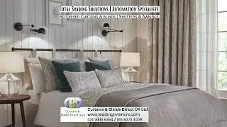 Curtains Roman Blinds fabrics at www.leadinginteriors.com wave header, Pinch pleat blackout Curtains